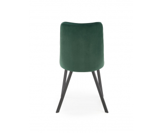 Jedálenská stolička K450 - tmavozelená / čierna