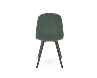 Jedálenská stolička K462 - tmavozelená / čierna