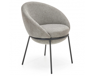 Jedálenská stolička K482 - sivá / čierna