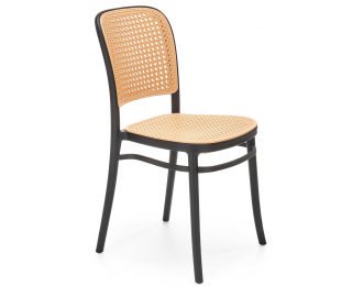 Jedálenská stolička K483 - prírodná / čierna