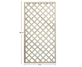 Drevená mriežková zástena Kalife Typ 5 - prírodná