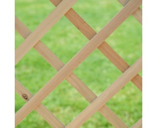Drevená mriežková zástena Kalife Typ 5 - prírodná