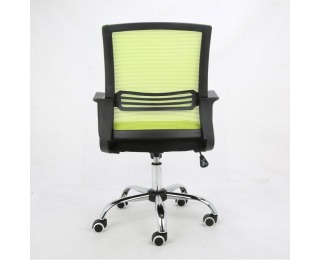 Kancelárska stolička s podrúčkami Apolo - zelená / čierna
