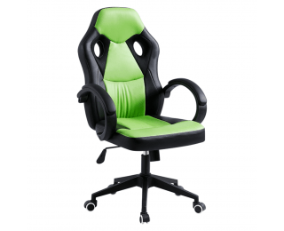 Kancelárske kreslo s podrúčkami Lester New - čierna / zelená
