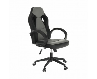 Kancelárske kreslo s podrúčkami Lester New - čierna / sivá