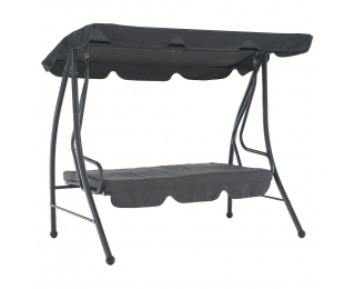 Záhradná hojdačka Kemi - sivá