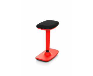 Barová stolička Kloky - čierna / červená