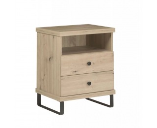 Kovové nožičky Koli 1 40,6x10 cm - čierna