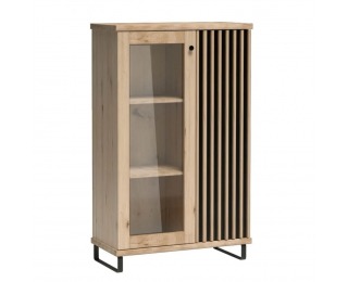 Kovové nožičky Koli 1 40,6x10 cm - čierna