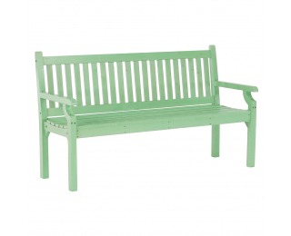 Drevená záhradná lavička Kolna 150 cm - neo mint