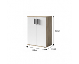 Komoda Metris Typ 1 - dub sonoma / biela