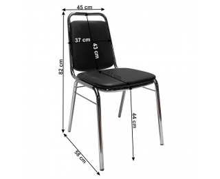 Konferenčná stolička Zeki - čierna