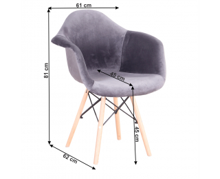 Kreslo Darel Typ 3 - sivohnedá (taupe)