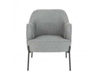 Kreslo Matir - sivá / čierna