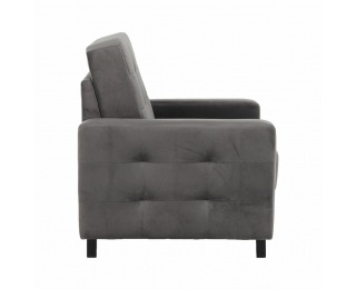 Kreslo Medlin - sivá / wenge