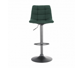 Barová stolička Lahela - zelená / čierna
