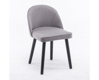 Jedálenská stolička Lalima - sivohnedá / čierna