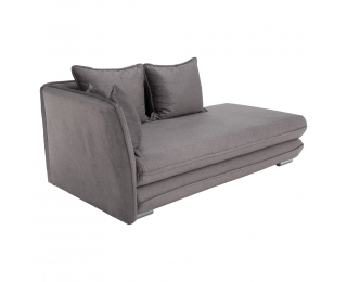 Leňoška s úložným priestorom Lamba L - sivá