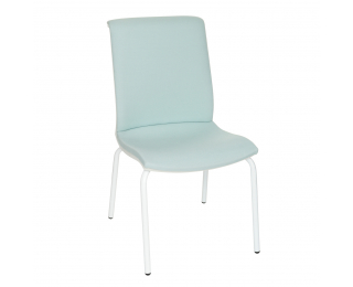 Konferenčná stolička Libon 4L WT - mentolová / biela