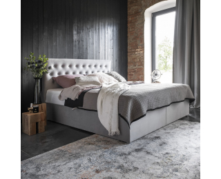 Čalúnená manželská posteľ s úložným priestorom Liborn 160 - tmavomodrá Čalúnená manželská posteľ s úložným priestorom Liborn 160 - tmavomodrá