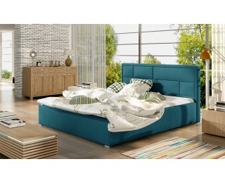 Čalúnená manželská posteľ s roštom Liza UP 200 - tyrkysová Čalúnená manželská posteľ s roštom Liza UP 200 - tyrkysová