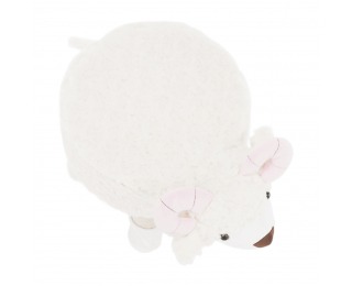 Taburetka Lola - biela / prírodná