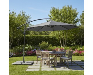 Záhradný slnečník Lukan - sivá