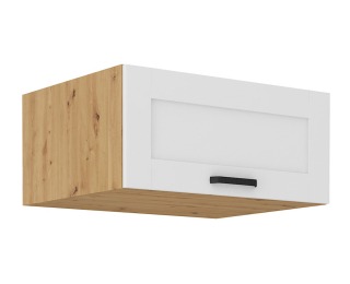 Horná kuchynská skrinka Lula 80 NAGU-36 1F - biela / dub artisan