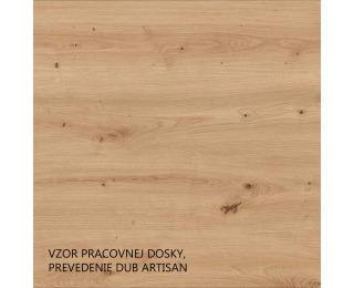 Dolná kuchynská skrinka s výsuvným košom Lula D30 Cargo - biela / dub artisan