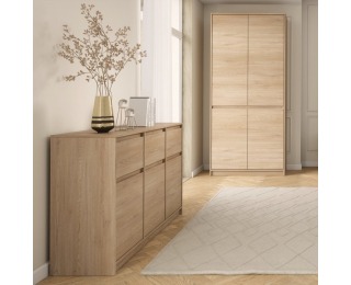 Jednodverová komoda so zásuvkou Manol K1D1S - cremona