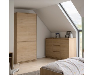 Jednodverová komoda so zásuvkou Manol K1D1S - cremona