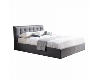 Manželská posteľ s roštom Elsie 160x200 cm - sivá