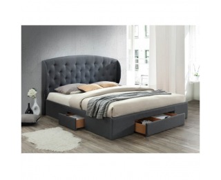 Manželská posteľ s roštom Olina New 160x200 cm - sivá