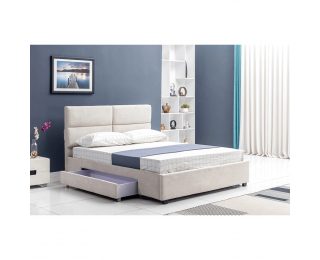 Manželská posteľ s roštom Suzi 160x200 cm - sivohnedá