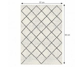 Koberec Mates Typ 2 57x90 cm - béžová / vzor