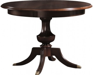 Rustikálny okrúhly jedálenský stôl Verona V-8 - hnedá