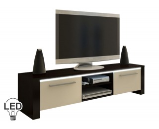 TV stolík Helix - wenge / krém