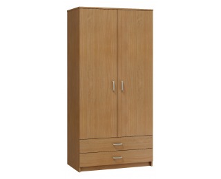 Šatníková skriňa Skrina 2D-2S - buk Šatníková skriňa Skrina 2D-2S - buk