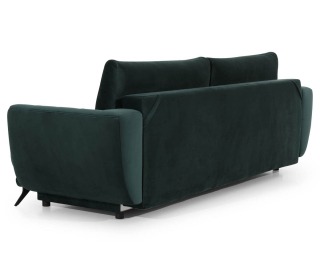 Rozkladacia pohovka s úložným priestorom Meri - žltá