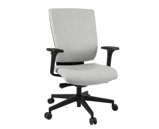 Kancelárska stolička s podrúčkami Mixerot BT - sivá / čierna