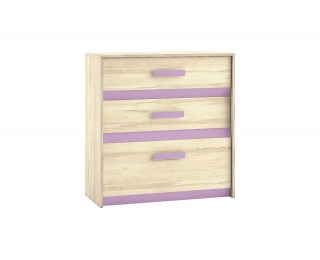 Komoda Best 9 - breza / levanduľová