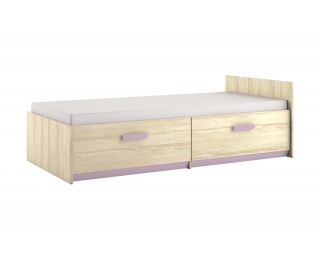 Detská posteľ s roštom Best 17 90 - breza / levanduľová