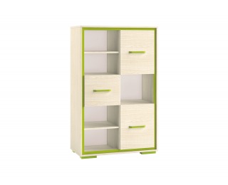 Regál Bonti 7 - jaseň eko / limetková