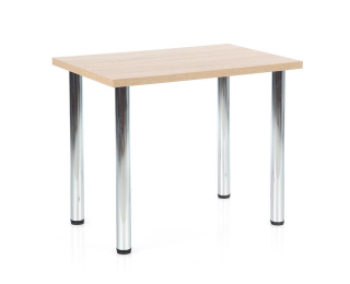 Jedálenský stôl Modex 90 - dub sonoma / chróm