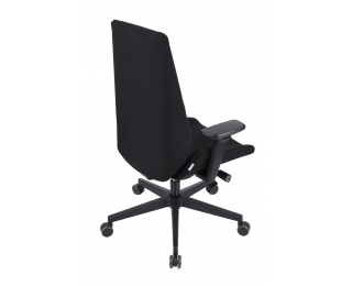 Kancelárska stolička s podrúčkami Munos B - čierna