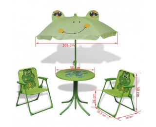 Detský záhradný set Frog - zelená Detský záhradný set Frog - zelená
