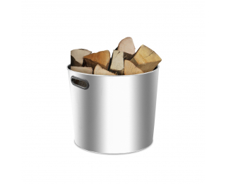 Kôš na drevo K18 - nerezová Kôš na drevo K18 - nerezová
