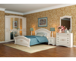 Rustikálne zrkadlo na stenu Valenta M-700 - breza polárna / breza