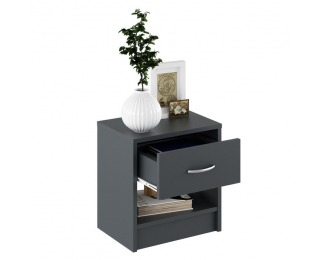 Nočný stolík Nea 2 New - grafit