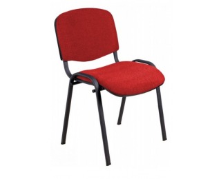 Konferenčná stolička Iso - červená látka (C2)